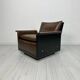 1960s Vintage 620 Leather Lounge Chair by Dieter Rams for Vitsoe