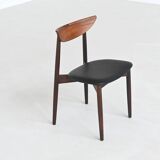 Harry Ostergaard set of eight dining chairs rosewood Randers Denmark 1960