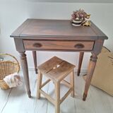Solid wood desk / side table