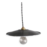 Vintage enamelled metal suspension