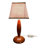 Small wooden foot lamp