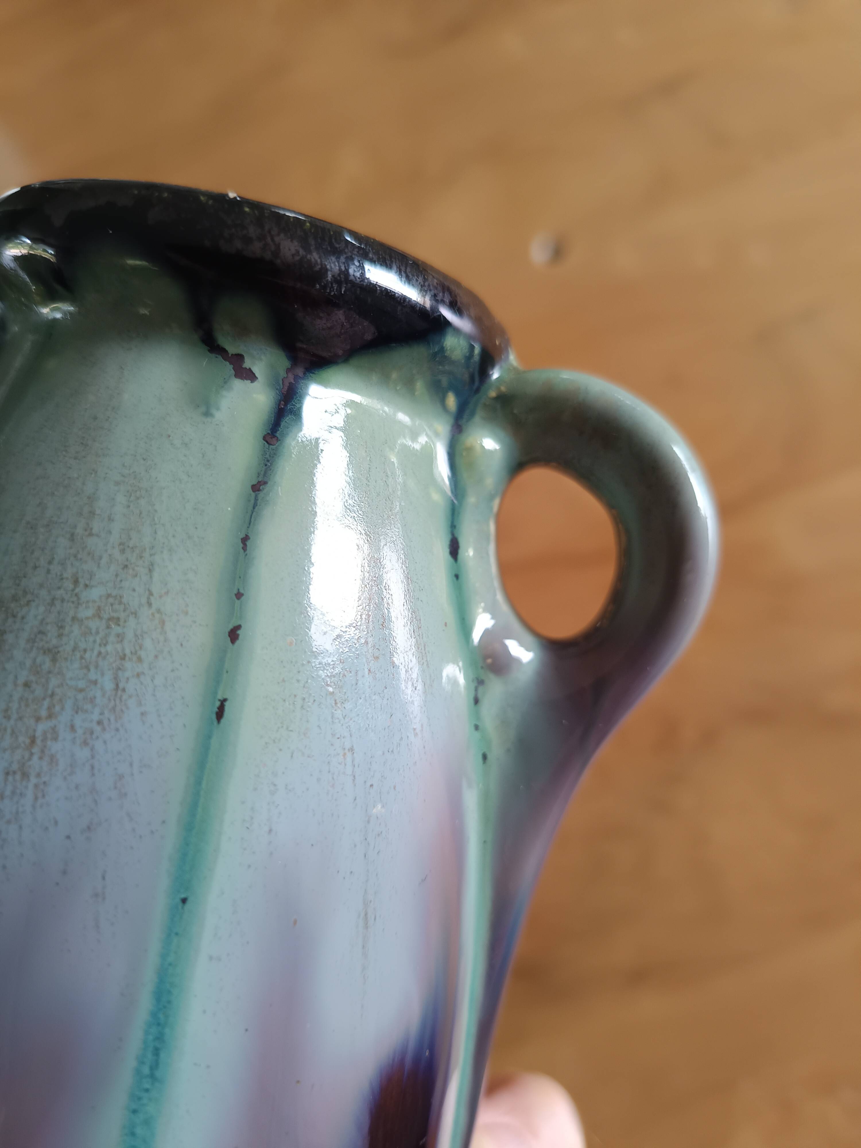 Art Deco ceramic vase no. 478 - Thulin Faience Factory