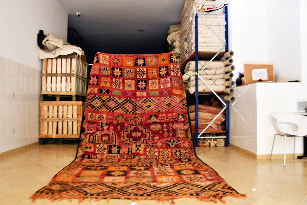 Vintage Boujaad Berber rug
