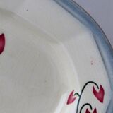 Plat de service en porcelaine opaque