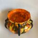 Art Nouveau speckled glass vase