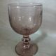Large stemmed glass with bubble glass