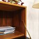 Vintage teak secretary, France 1950's