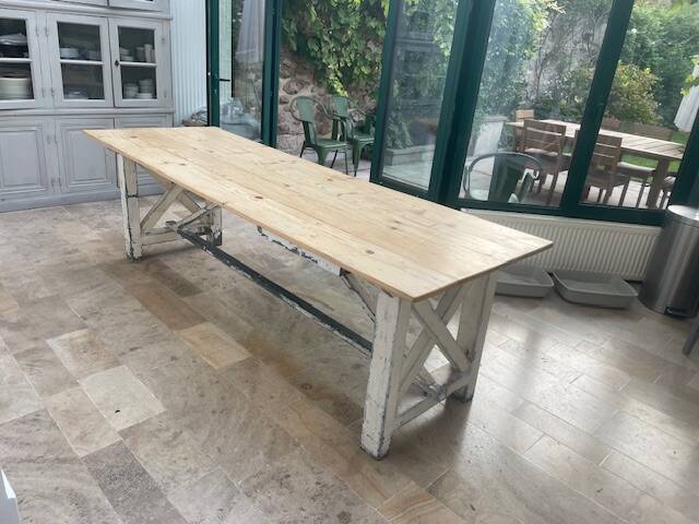 Large antique wooden table 260 cm