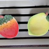 Strawberry and lemon slushy cups