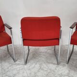 Ensemble de trois fauteuils des années 1970
