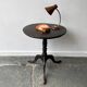 Antique Victorian English oak tilt top table