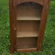Natural wood showcase