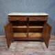 Buffet Art Déco en noyer sculpté et marbre – vers 1930