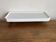 XS shelf tablet in white porcelain 1950 L30cm