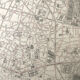 Old cardboard map of Paris - 18th Arrondissement