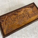 Table basse sculptée à la main Chine années 1930