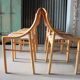 6 Baumann chairs - wood - fabric