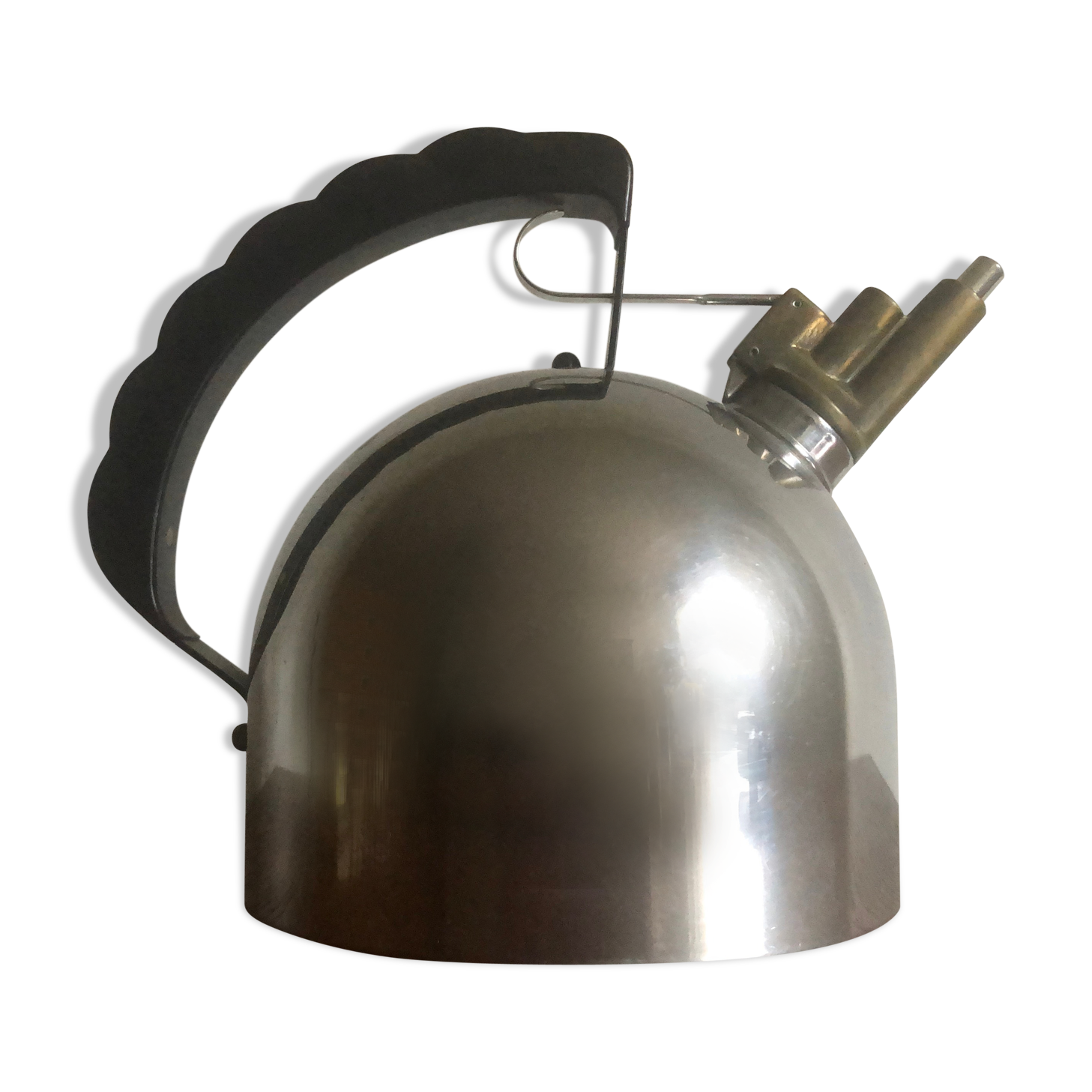 Richard Sapper art deco chrome boiler kettle for Alessi
