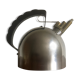 Bouilloire boiler chromée art deco Richard Sapper pour Alessi