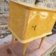 Wooden bedside table