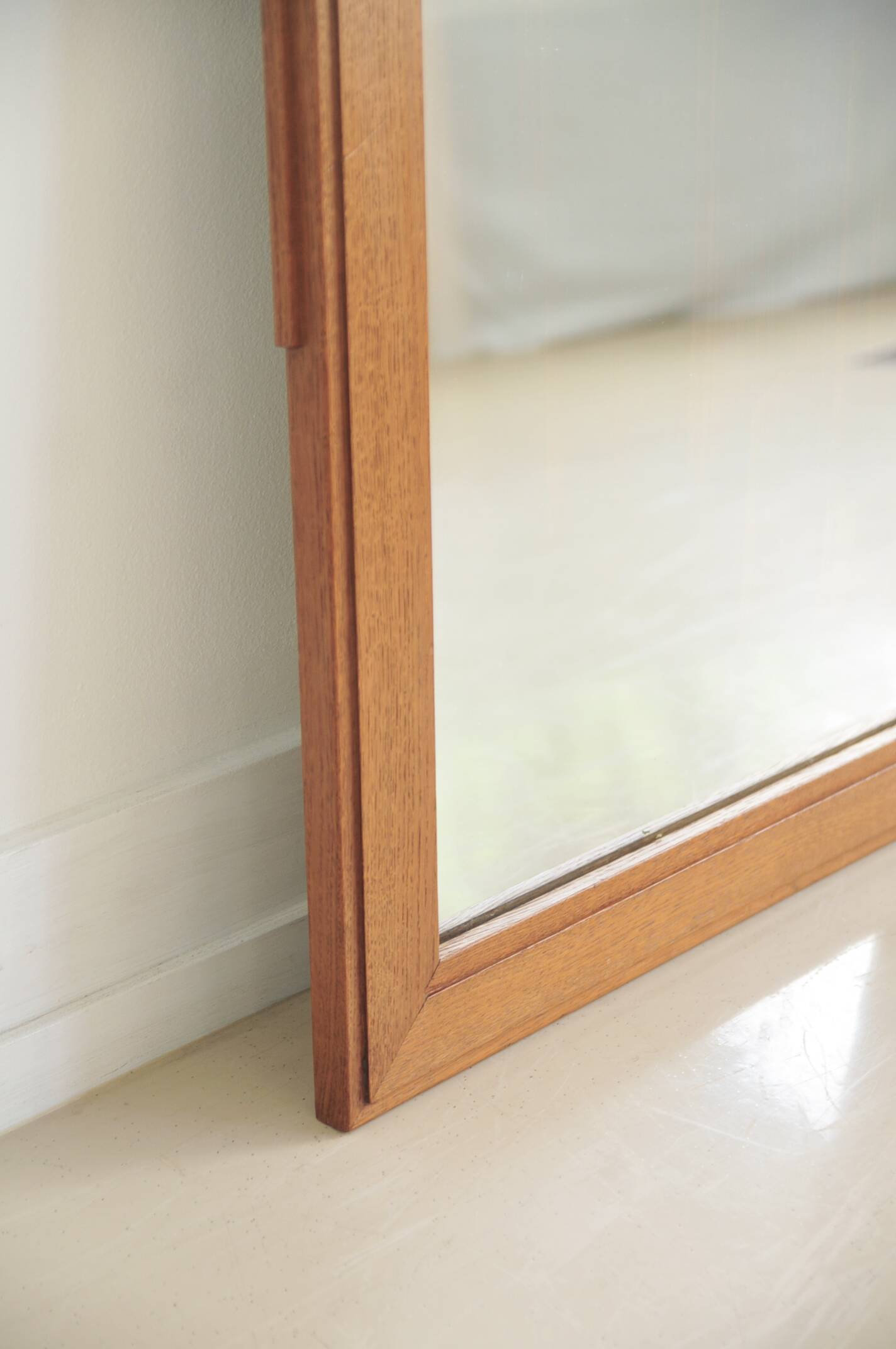 Oak Art Deco mirror