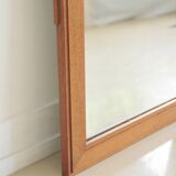 Oak Art Deco mirror