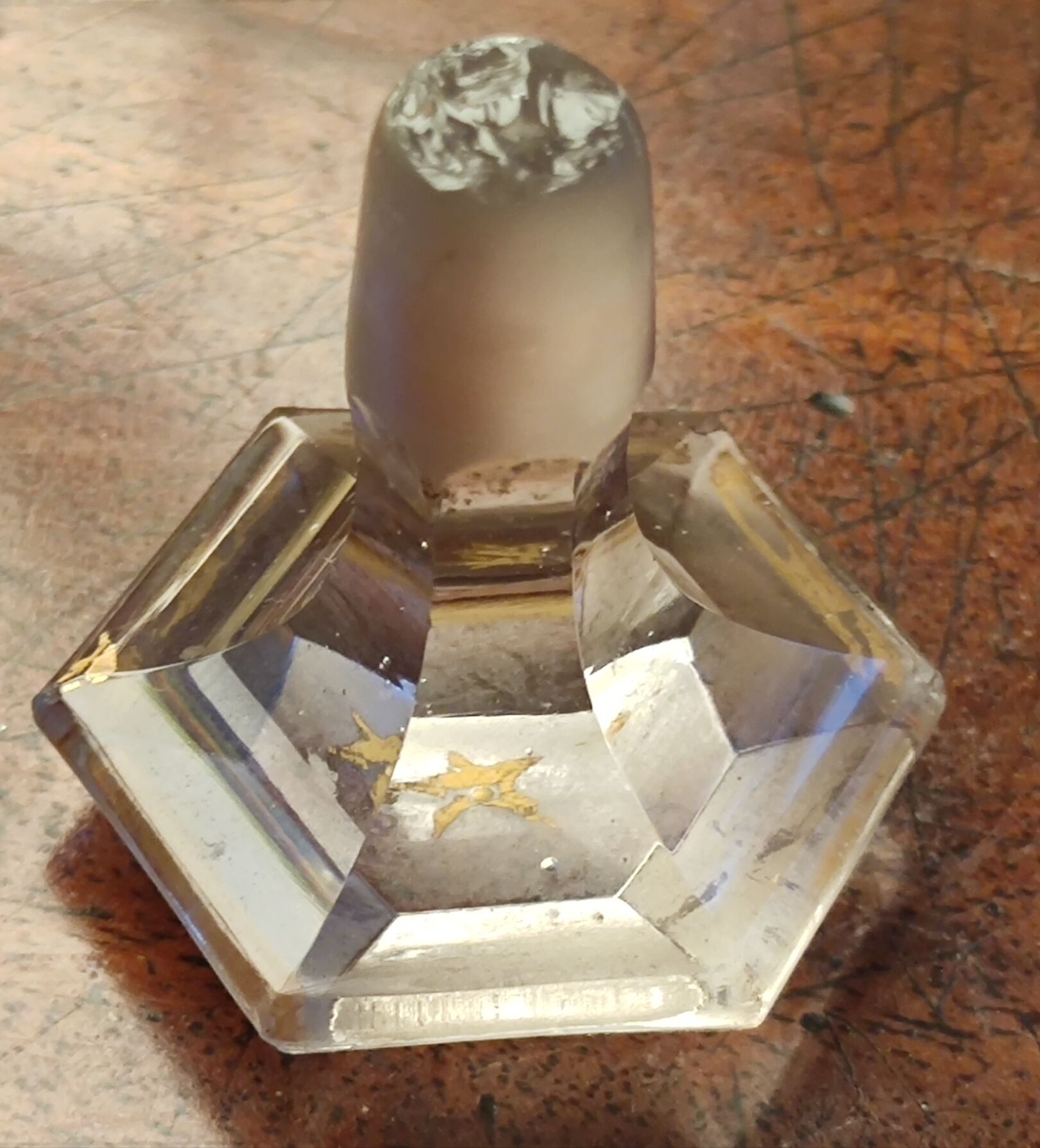 Carafon and small crystal glass from Baccarat/19th century