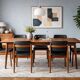 6 chaises teck scandinave vintage