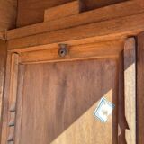 Renaissance Style Walnut Bookcase or Display Cabinet