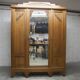 Art Deco oak sculpted wardrobe - Flemish workshop circa 1930