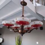 Vintage chandelier Art Deco vintage 1950