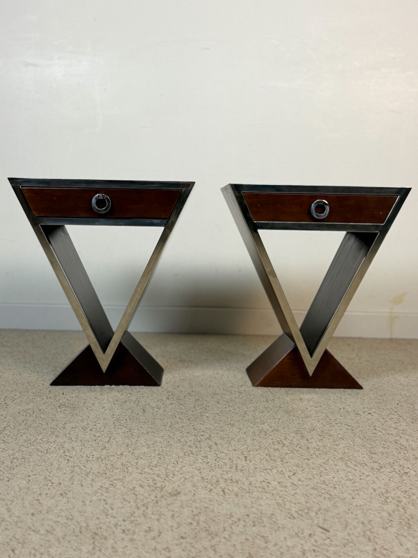 Art Deco Bedside Tables "Louvre" – Maison Saulaie