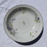 Plat rond en terre de fer cie française