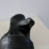 Free-form ceramic, painted black, 1969