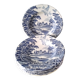6 deep plates Lunéville Model "English Style"