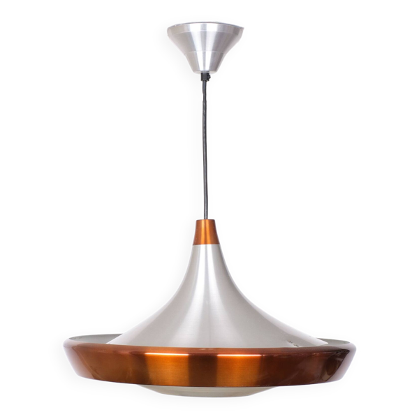 Plafonnier Philips en aluminium années 1960 Hollande — Beyit