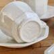 4 tasses et sous-tasses vintage Johnson Brothers motif Perle