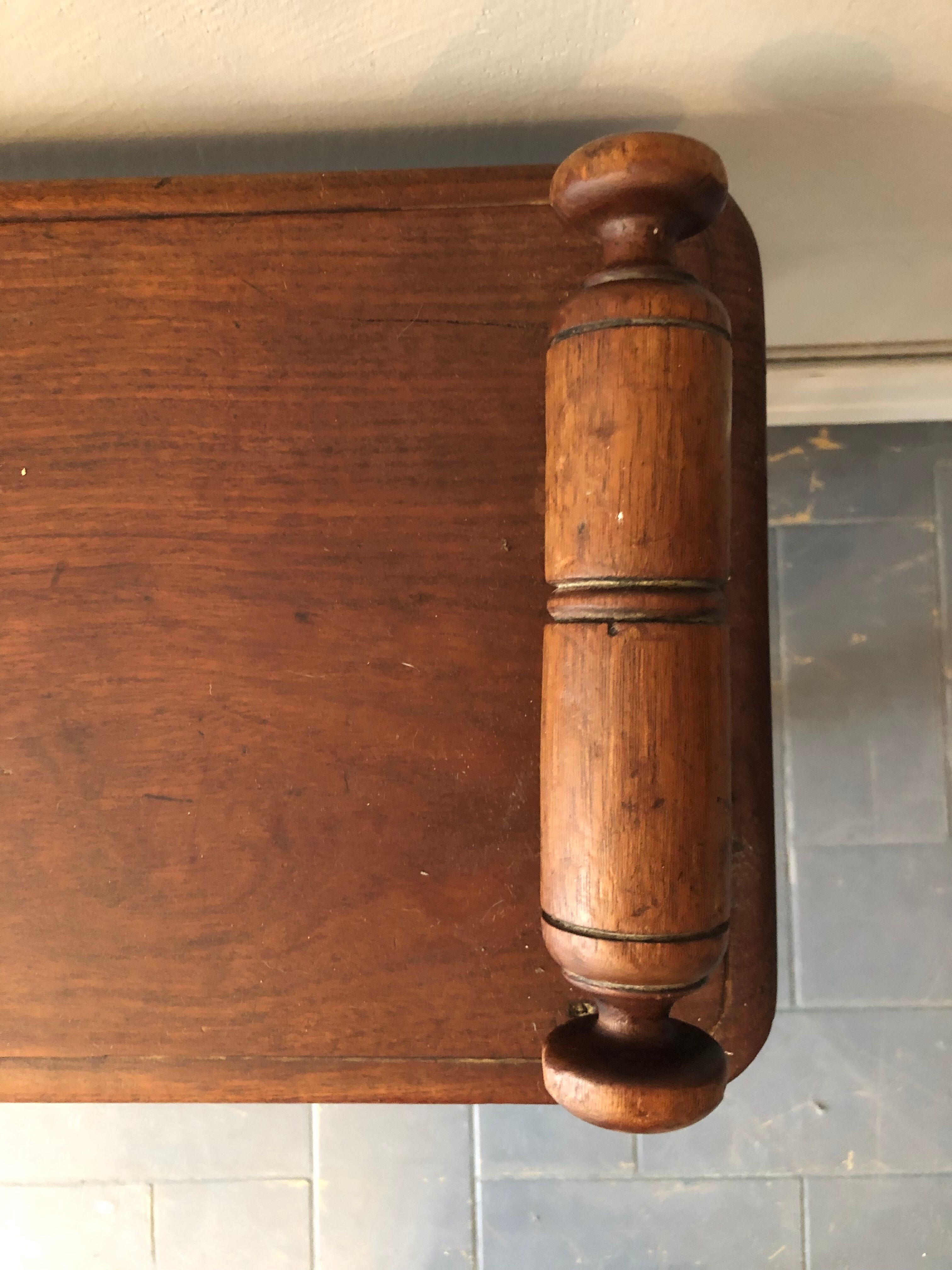 Solid oak bench 96 cm