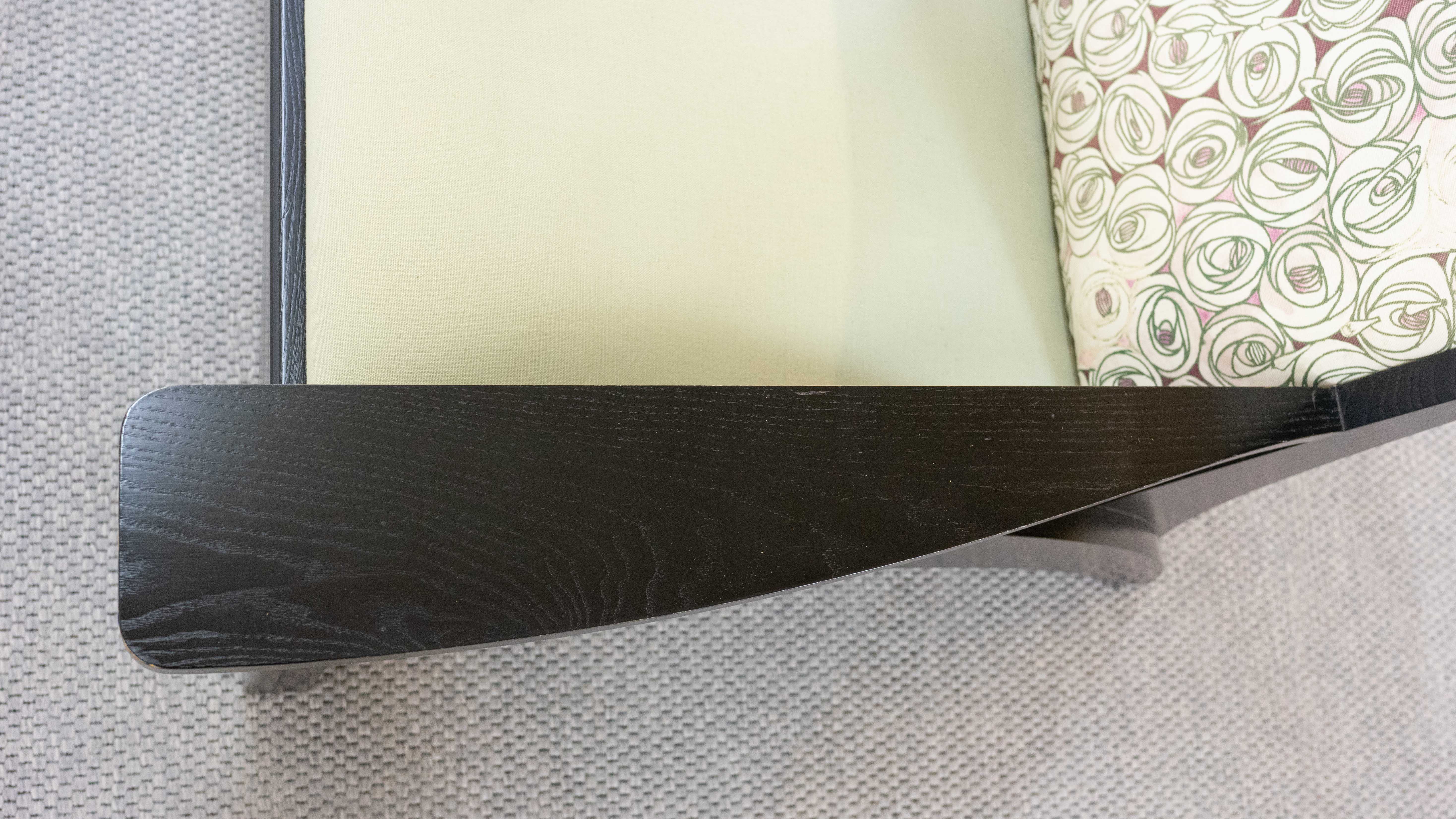 Cassina Hill House Set, Sofa and easy chair by Charles Rennie Mackintosh