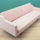 Pink velvet sofa, Danish design, 80's, production: Denmark