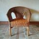 Rattan armchair