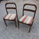 Pair of Scandinavian teak chairs from the 1960s.
