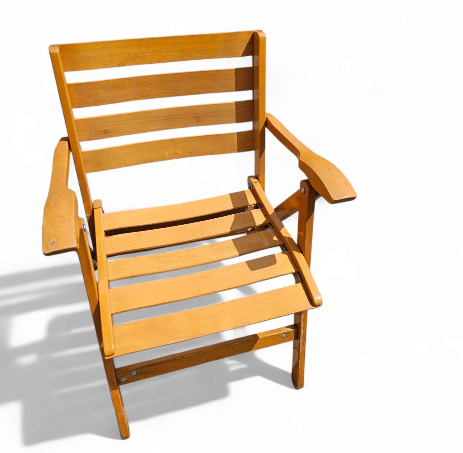 4 x folding chairs by Ico & Luisa Parisi for Reguitti, Italy, 1970s