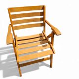 4 x folding chairs by Ico & Luisa Parisi for Reguitti, Italy, 1970s