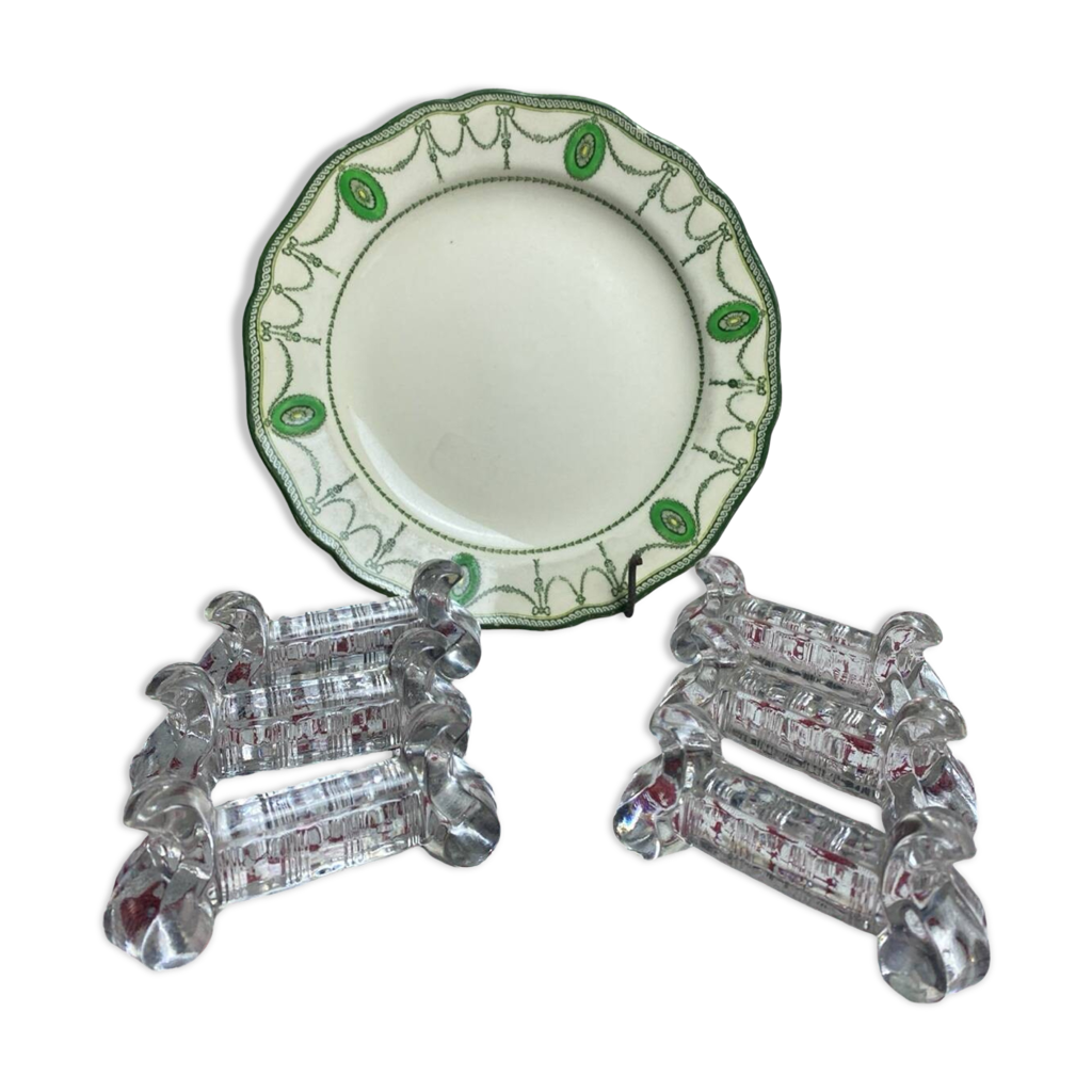 Porte couteau de table cristal - France