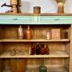 Green Parisian buffet mint