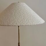 Teak and Brass Floor Lamp by Bergboms