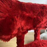 Pelfran chair in red moumoute