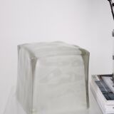 Pair of ice cube lamps