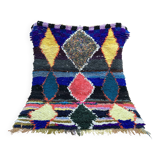 Boucherouite rug | Moroccan rug | Eclectic rug | Moroccan rug